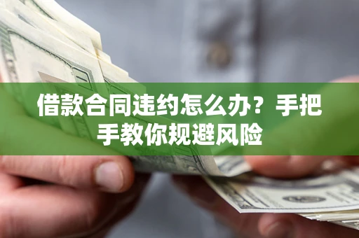 武汉借款合同违约怎么办？手把手教你规避风险