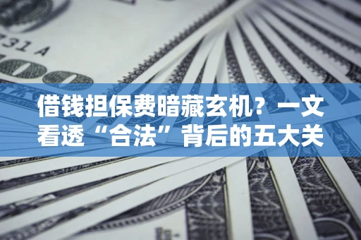 武汉借钱担保费暗藏玄机？一文看透“合法”背后的五大关键陷阱