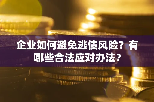 武汉企业如何避免逃债风险？有哪些合法应对办法？