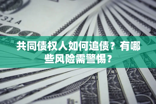 武汉共同债权人如何追债？有哪些风险需警惕？