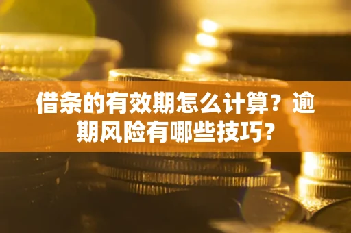 武汉借条的有效期怎么计算？逾期风险有哪些技巧？