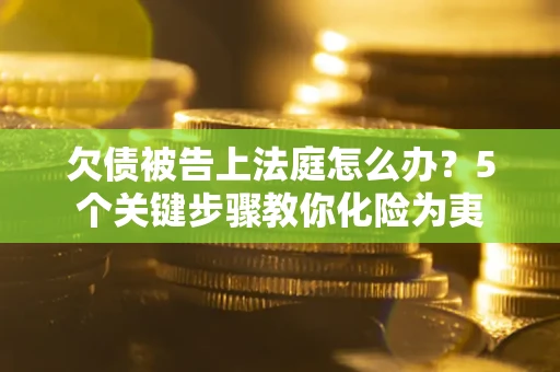 武汉欠债被告上法庭怎么办？5个关键步骤教你化险为夷