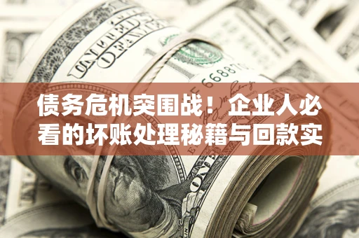 武汉债务危机突围战！企业人必看的坏账处理秘籍与回款实战指南
